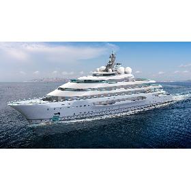 3D Superyacht Flying Fox model